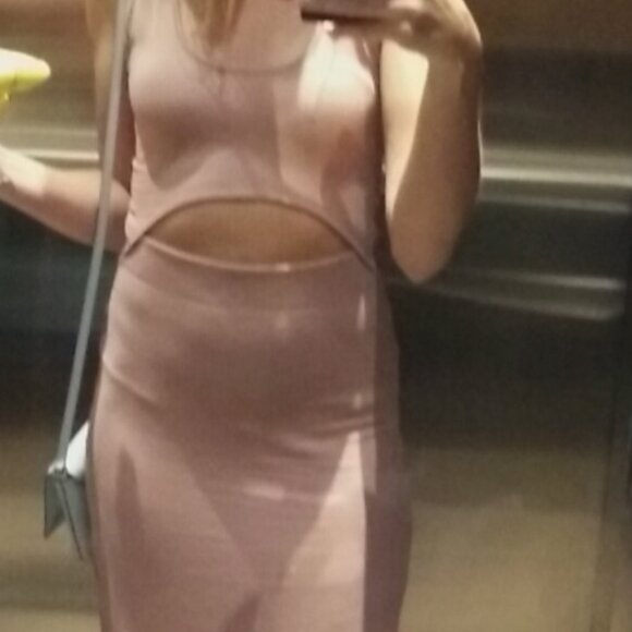 DYNAMITE maxi dress with cutout, small - Picture 4 of 4